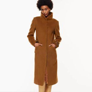 Aritzia Wilfred Long Cocoon coat Cigar Size Sm